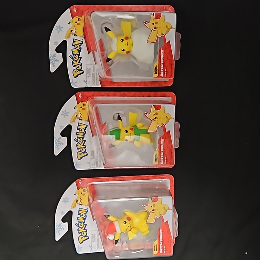 Pikachu Christmas Figurines